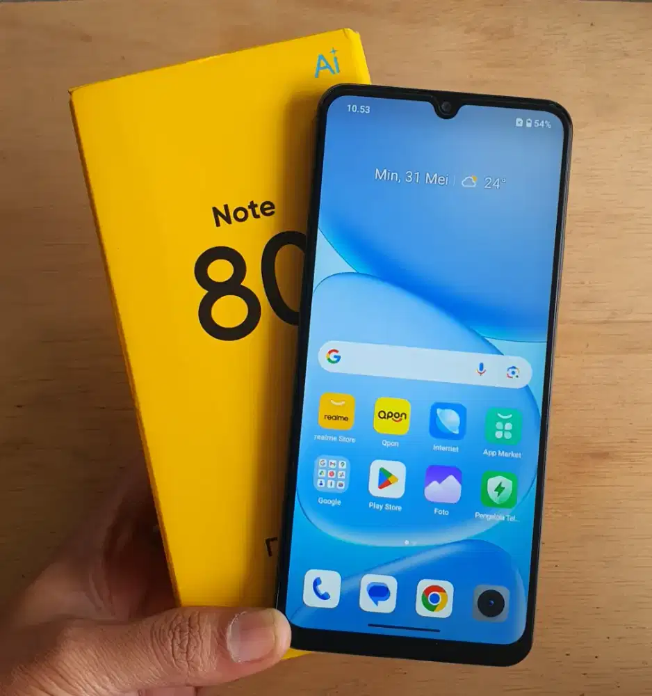 Realme note 80 4+8/64 like new