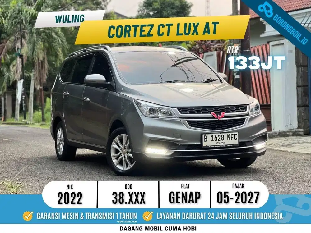 MOV Keluarga | Wuling Cortez CT Lux Metik 2022 Abu Abu