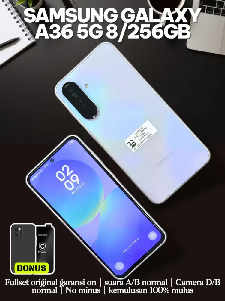 Samsung galaxy A36 5G 8/256GB LIKE NEW GARANSI
