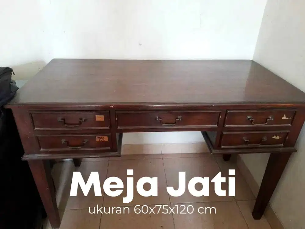 Meja Jati Buat Nyaman Meja Belajar atau Meja Kerja