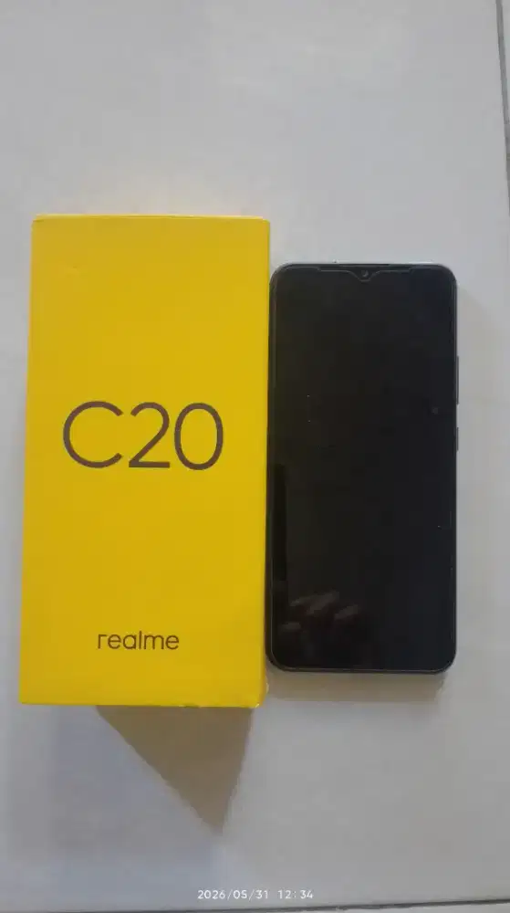Realme C20 warna Abu Baja