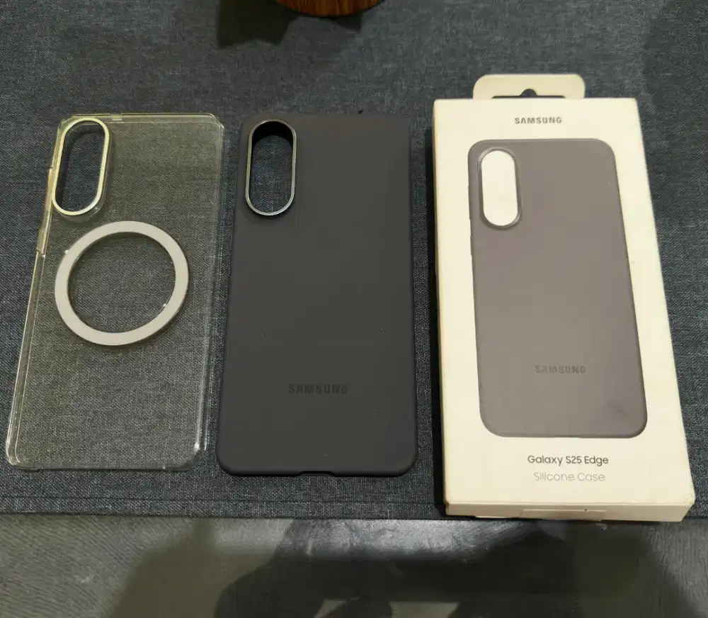 2pc Case ORI 100 Persen for Samsung Galaxy S25 Edge LIKE NEW