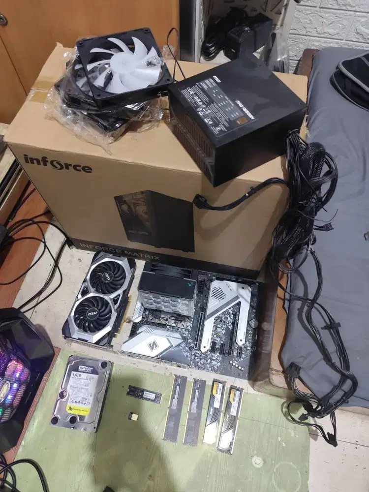 PC Gaming AMD Ryzen 9 5900X RTX 2060 SUPER 32GB DDR4 NVMe 256GB HDD 1T