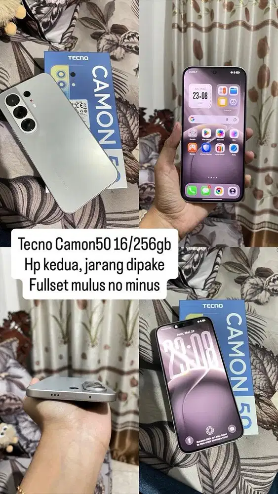 Dijual hp tecno camon50 16/256gb
