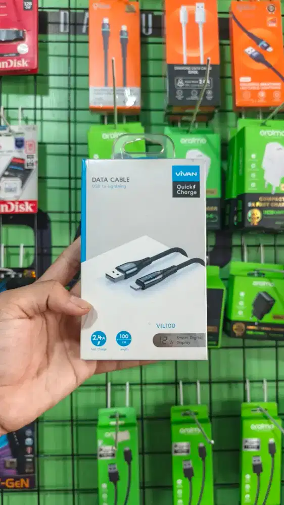 KABEL DATA LIGHTNING VIVAN VIL100