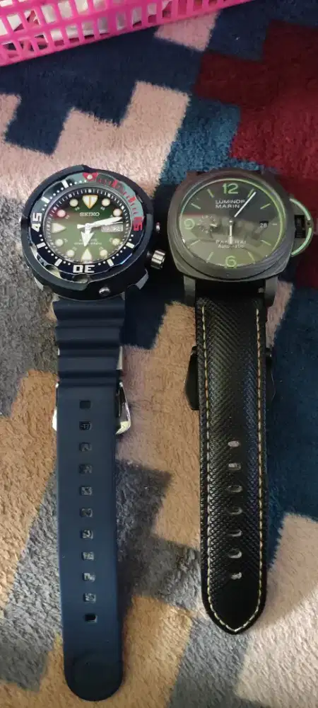 Jam tangan Seiko tuna & Luminor Marina