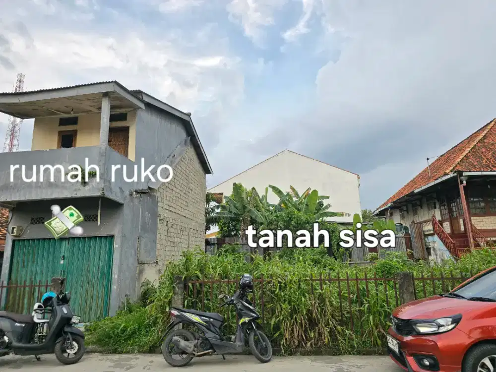 JUAL CEPAT RUKO 2 TINGKAT + SISA TANAH