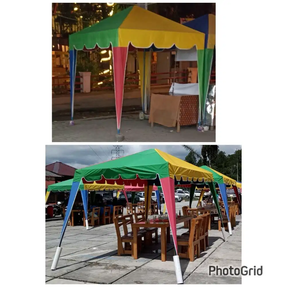 Tenda kafe dan tenda payung (bs antr skitr medan)