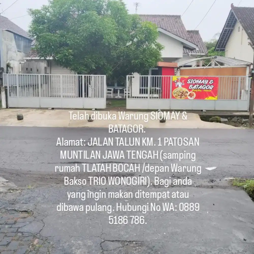WARUNG SOMAY BATAGOR MURAH MERIAH