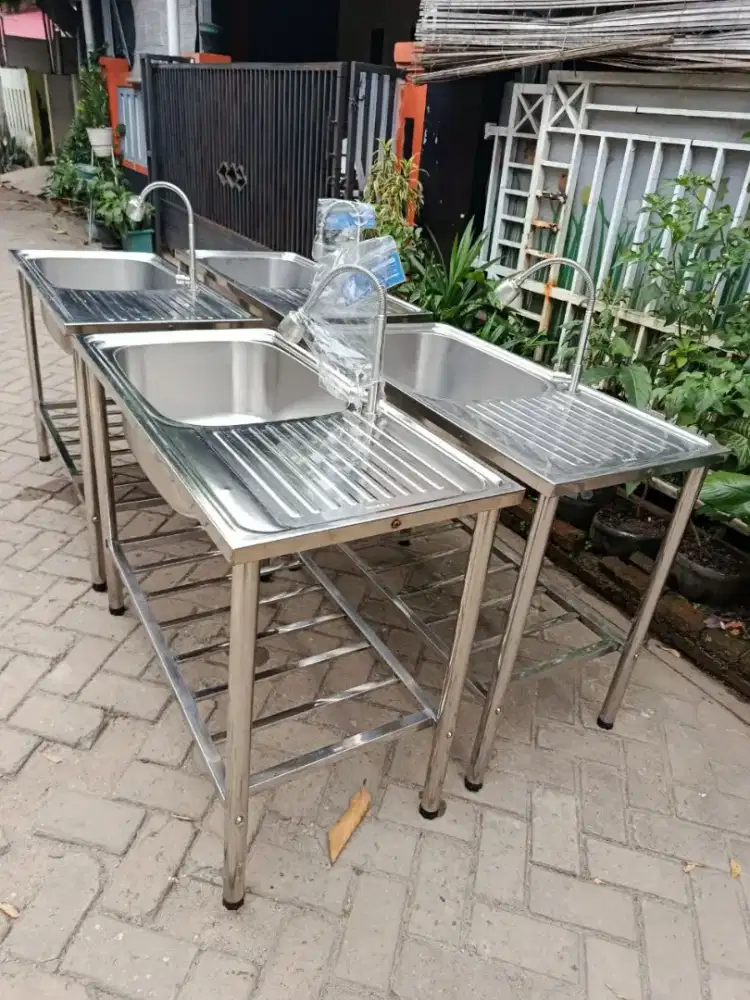 Sink stainles single
