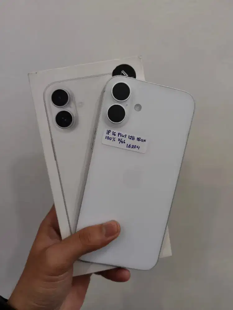 iPhone 16 Plus 128Gb iBox , White