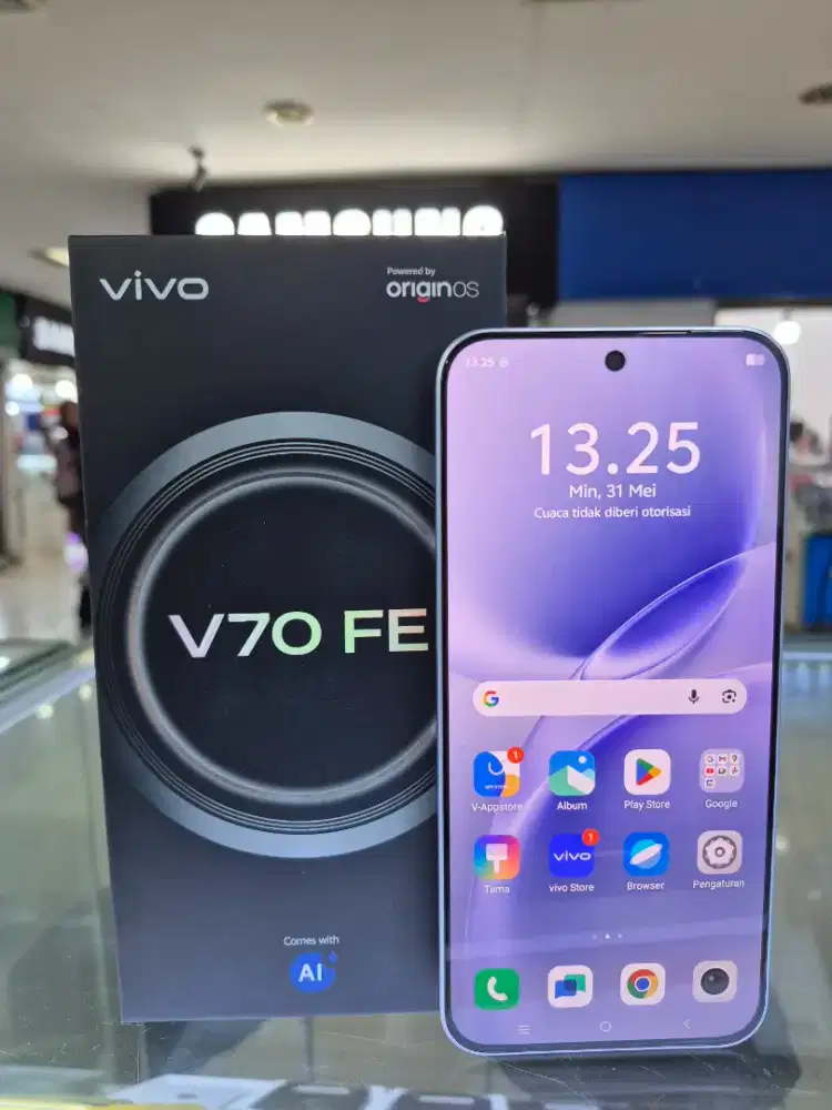 Vivo V70 FE 5g ram 12/256gb garansi 13 maret 2028