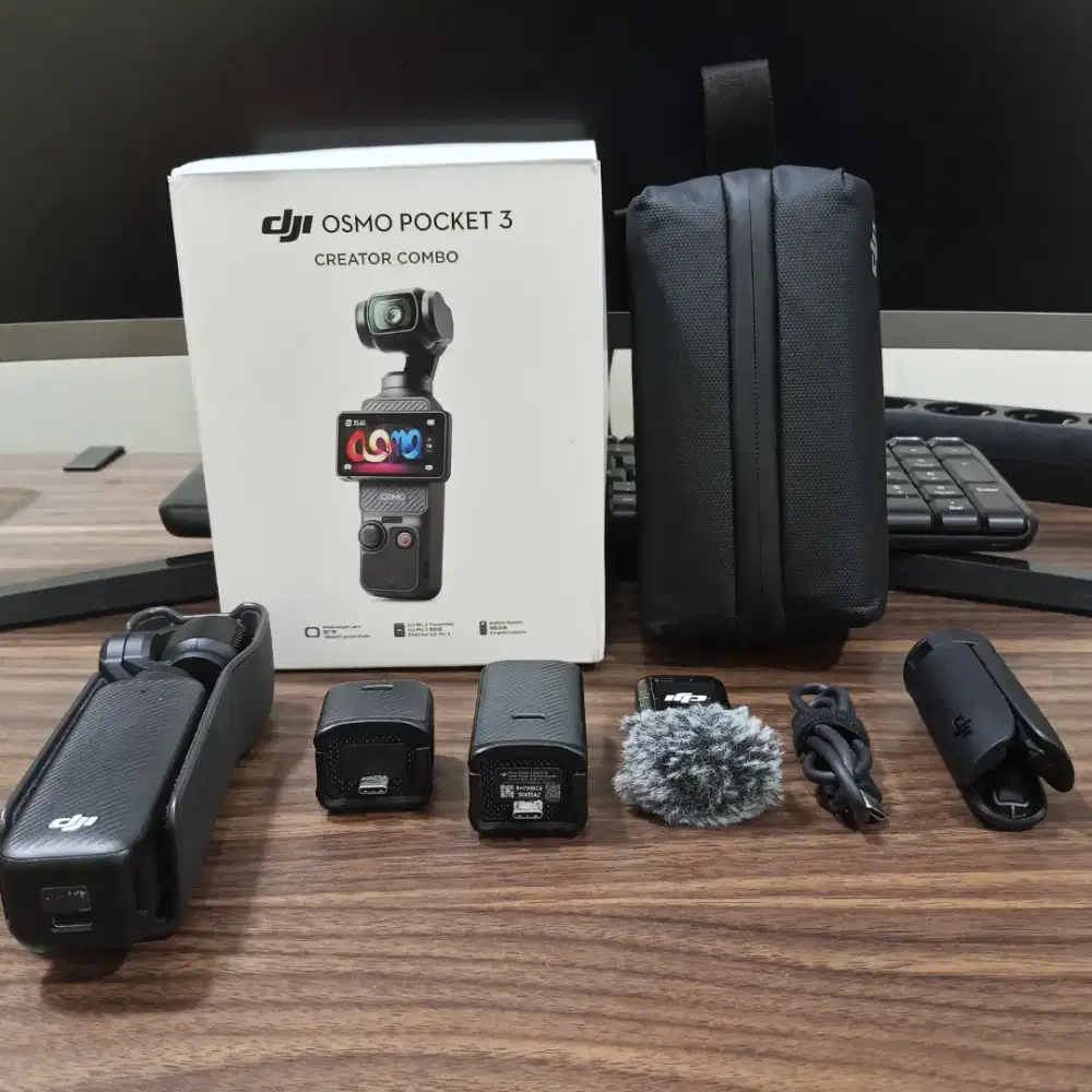 DJI OSMO POCKET 3 CREATOR COMBO FULLSET BOX BERGARANSI