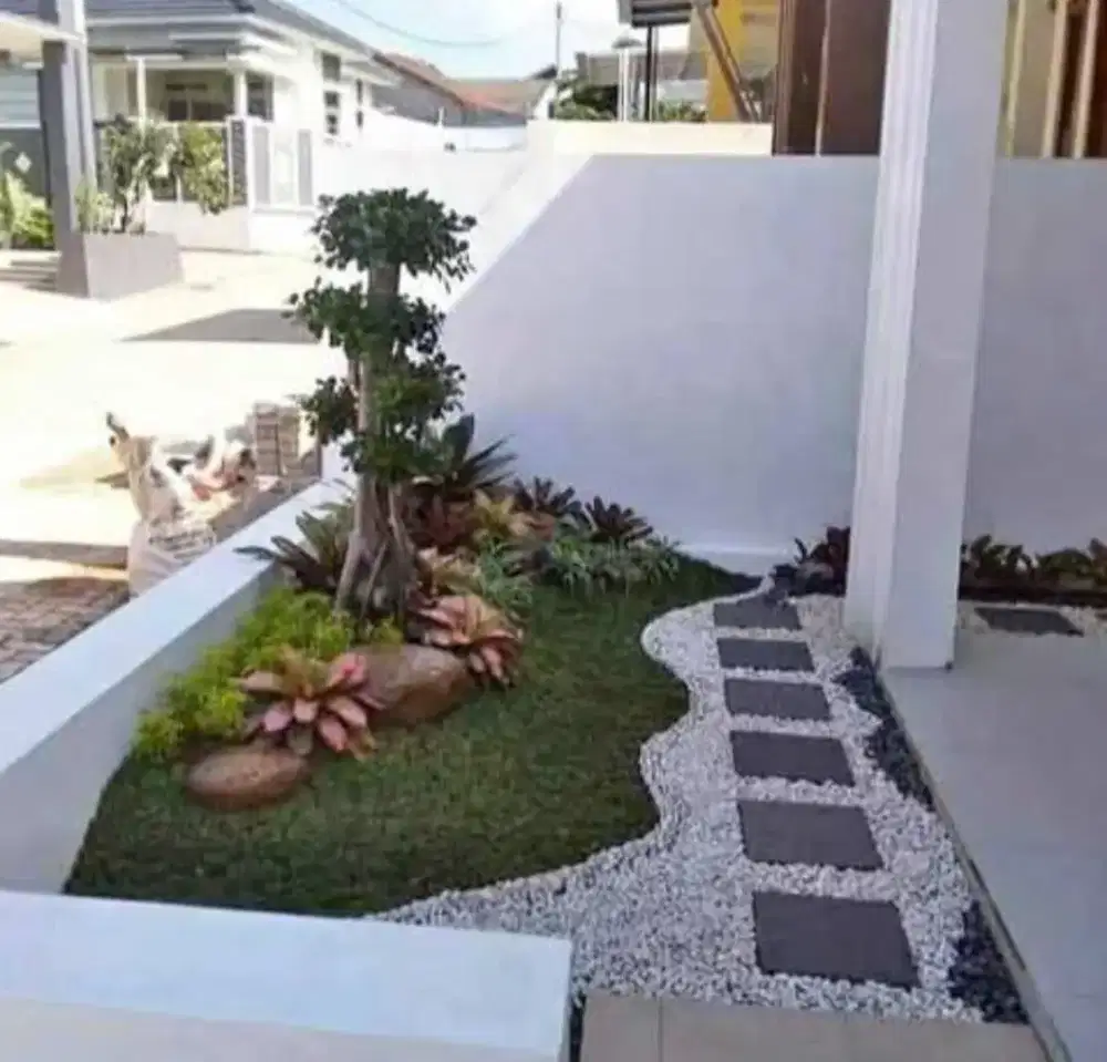 Pembuatan taman zein/taman jepang