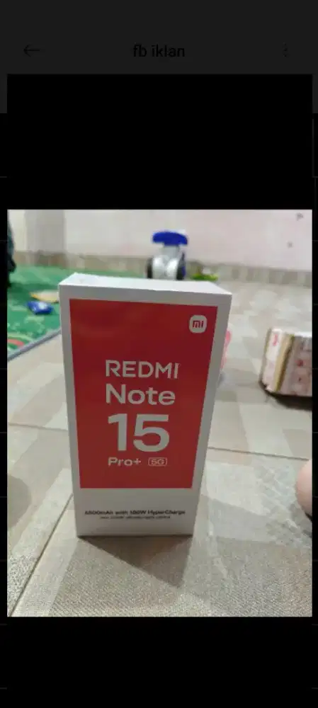 Xiaomi redmi note 15 pro plus ram 12gb 512gb 5G dan8/256 garansi resmi