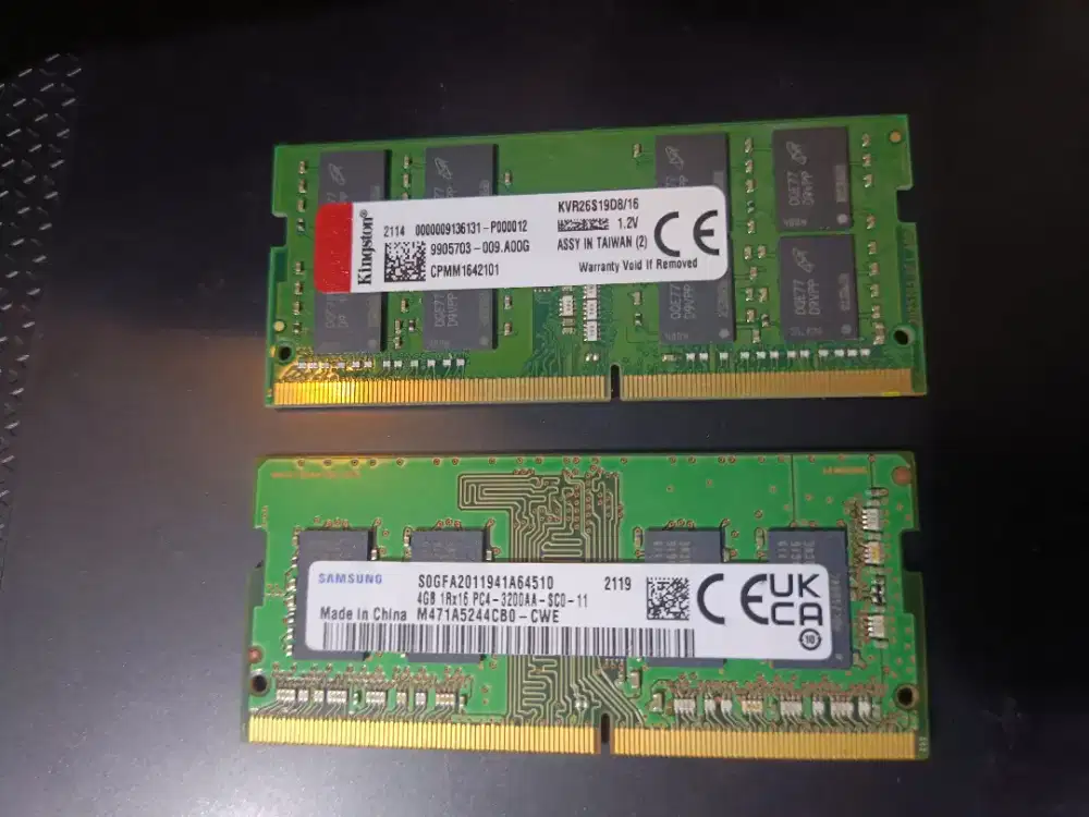 Ram Laptop sodimm DDR4 16gb & 4gb