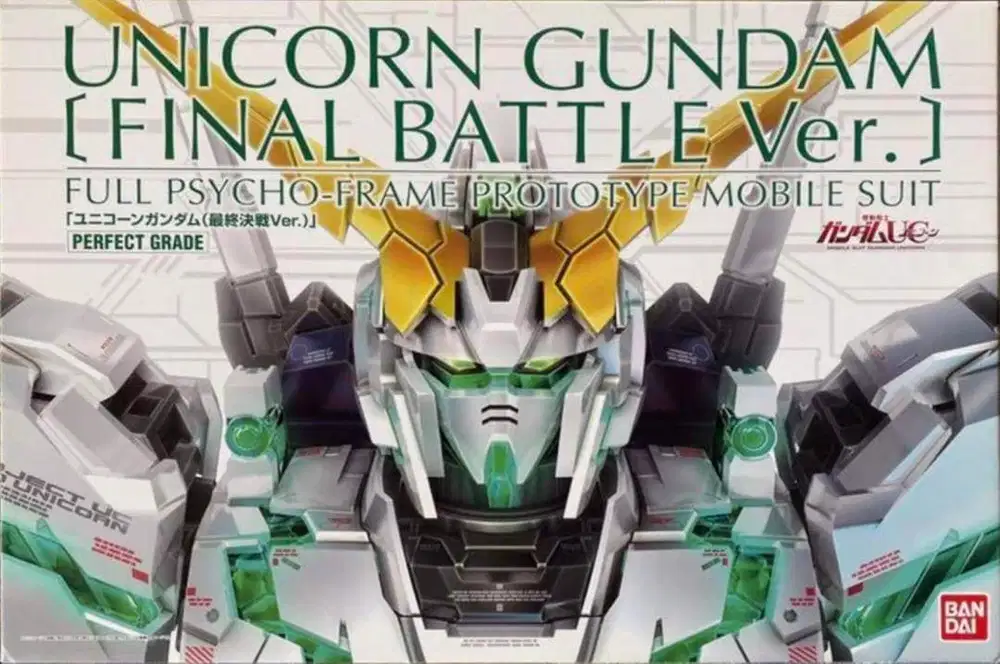 PG (Perfect Grade) Original Bandai Unicorn Gundam Final Battle Ver.