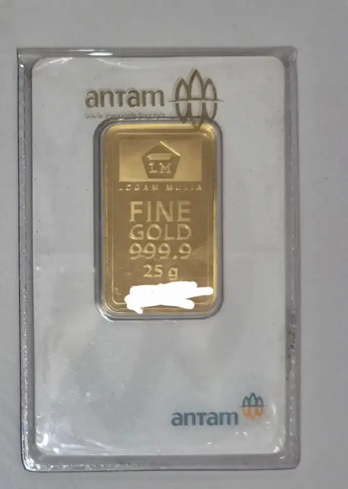 Antam logam mulia 25 gram emas