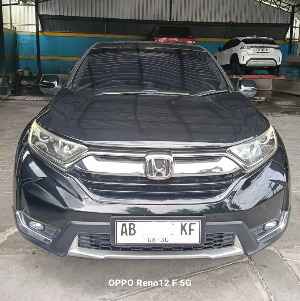 CRV 1.5 turbo non prestige 2017 hitam metalik plat AB