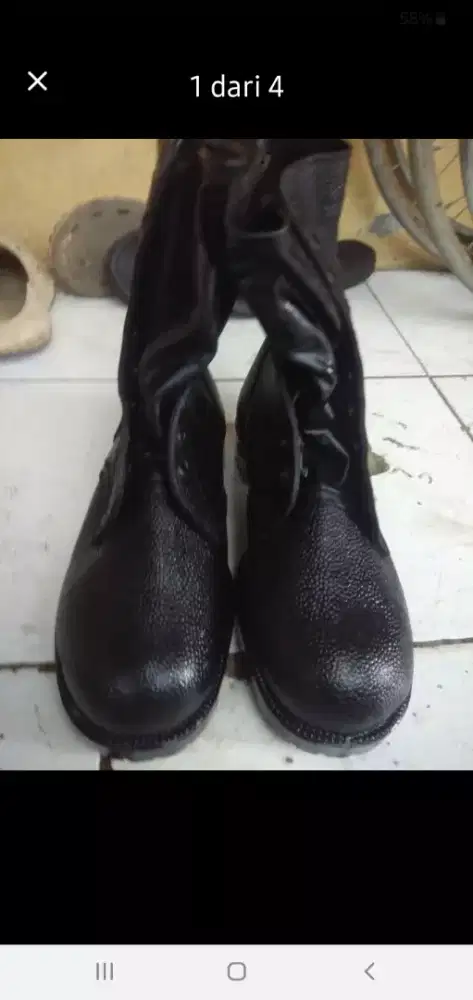 Sepatu Satpam Kulit