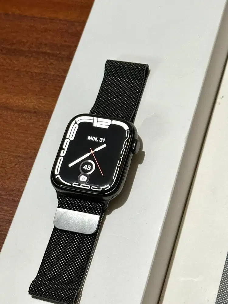 Apple Watch series 7 Stainless Steel Graphite 45MM GPS + Cellular