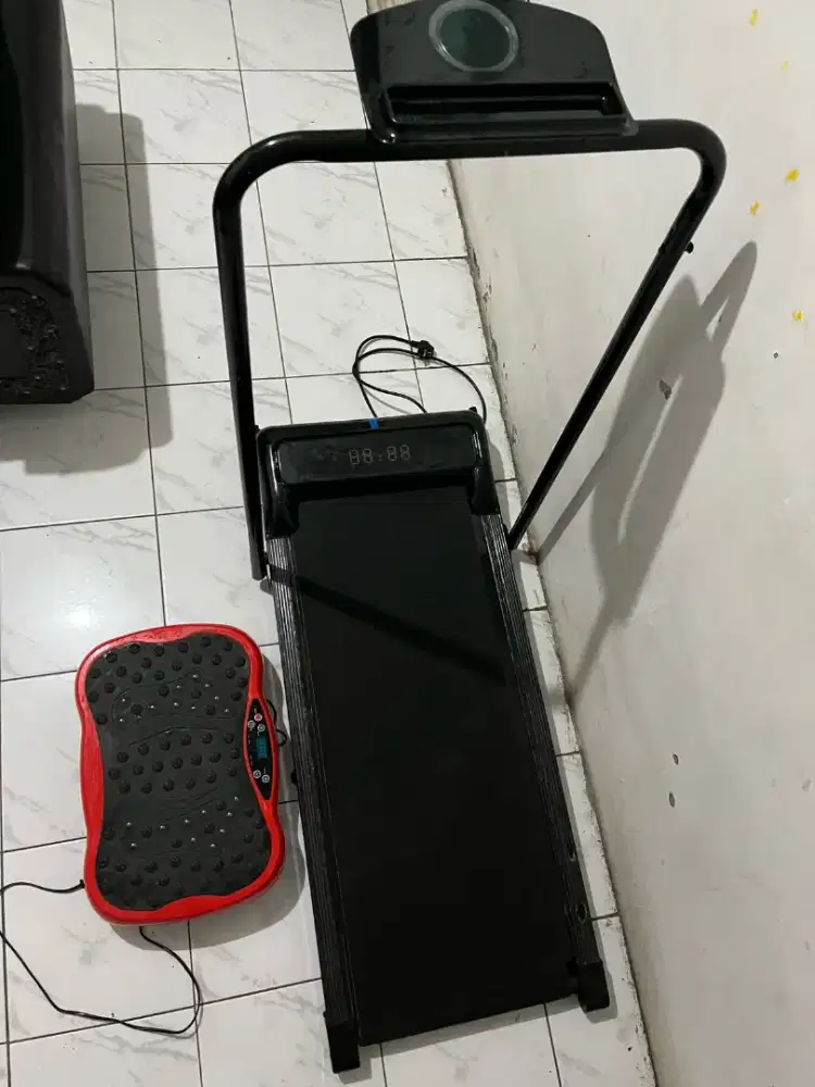 TREADMILL E-BUY Z7 dan ALAT PIJAT ELEKTRIK BODY SLIMMER