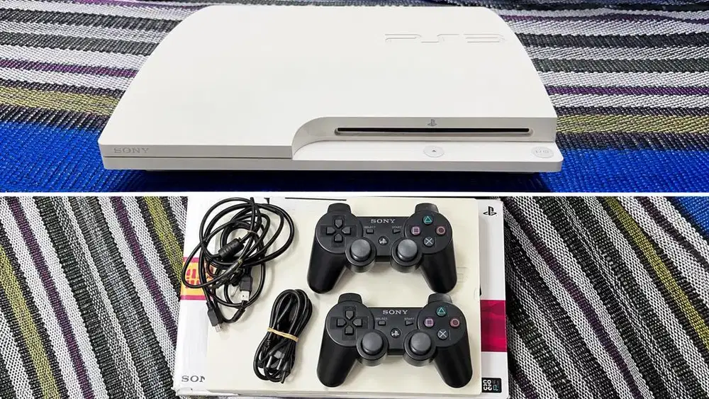 Playstation 3 slim putih