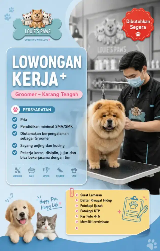 Lowongan - Petgroomer