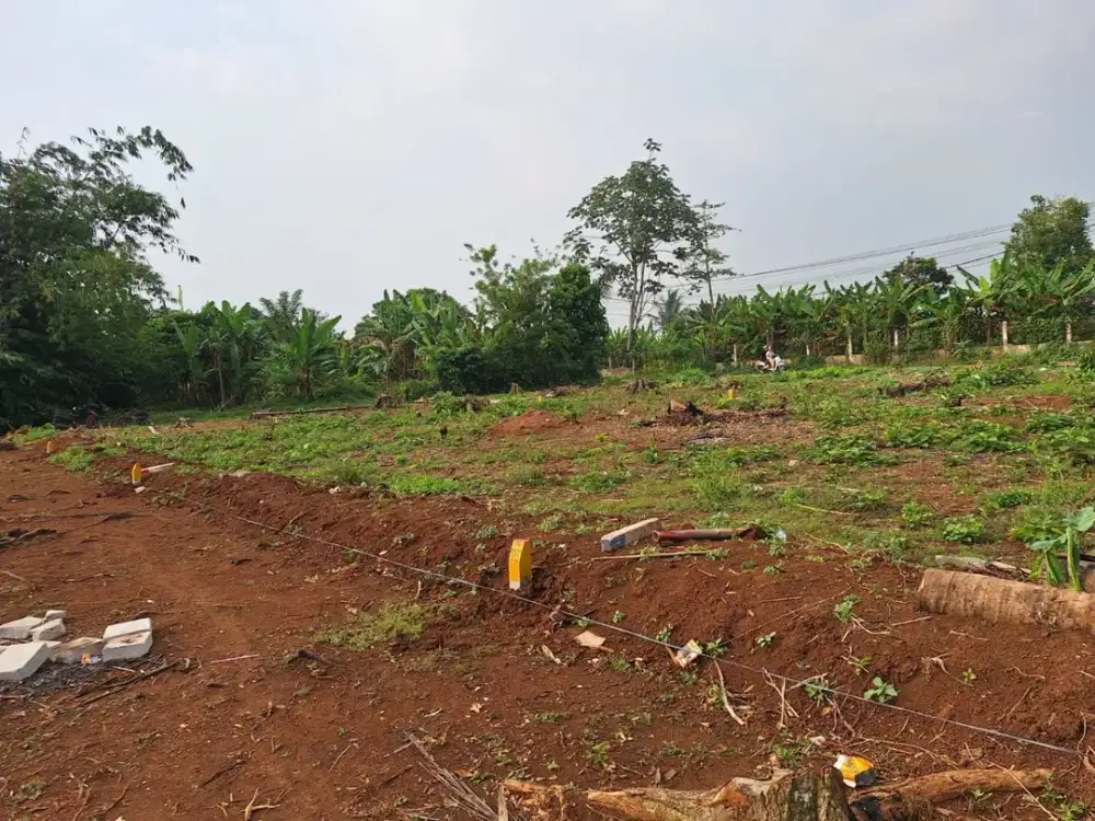 Kavling SHM Murah Cisauk Dekat Stasiun Jatake BSD, Terima SHM Perunit