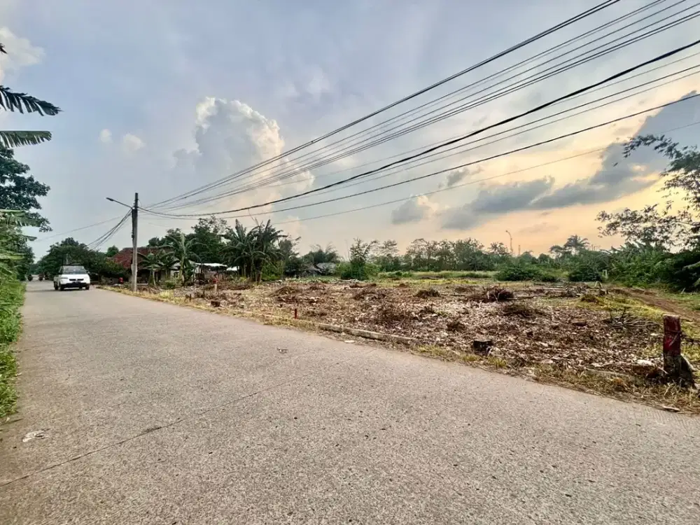 Bisa Cicil 12x Bunga 0%! Kavling Murah 1 Jt-an Cisauk. Dekat Tol Legok