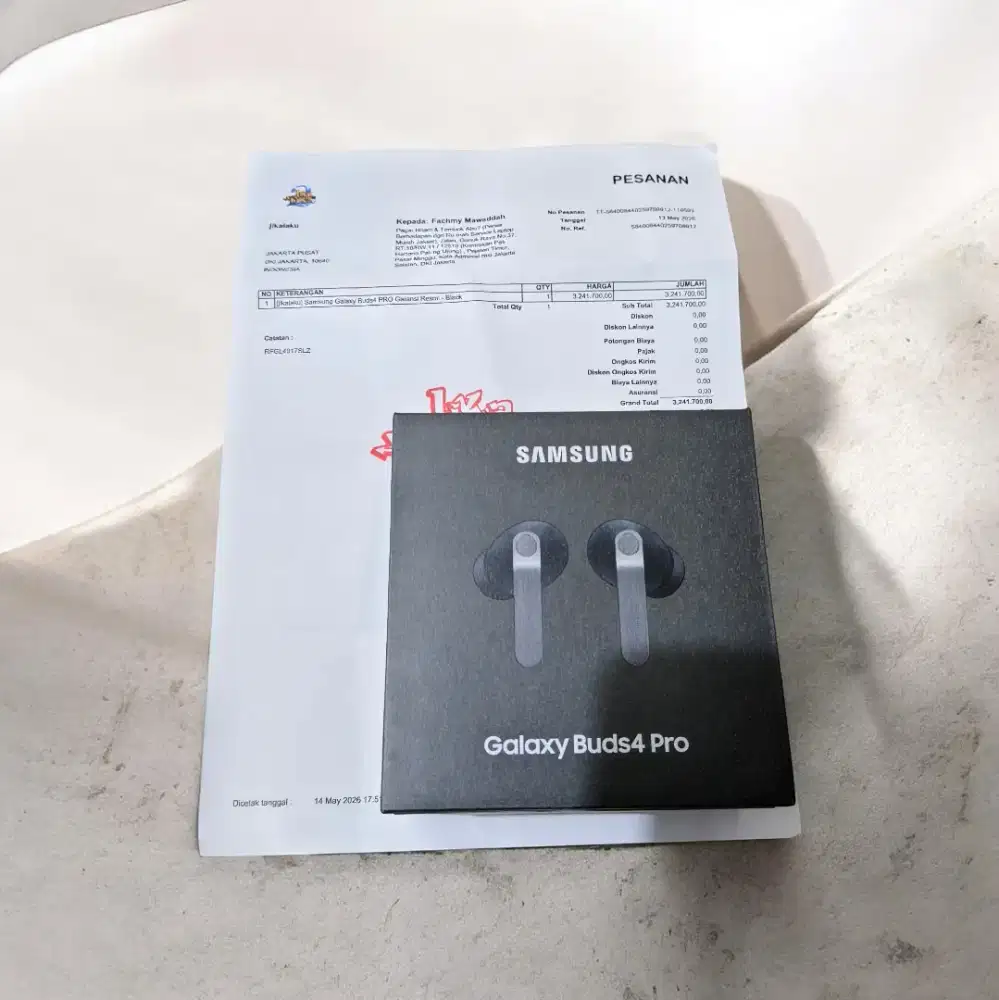 NEW 100% !! Samsung Galaxy Buds4 Pro ANC | BLACK | Garansi Resmi SEIN