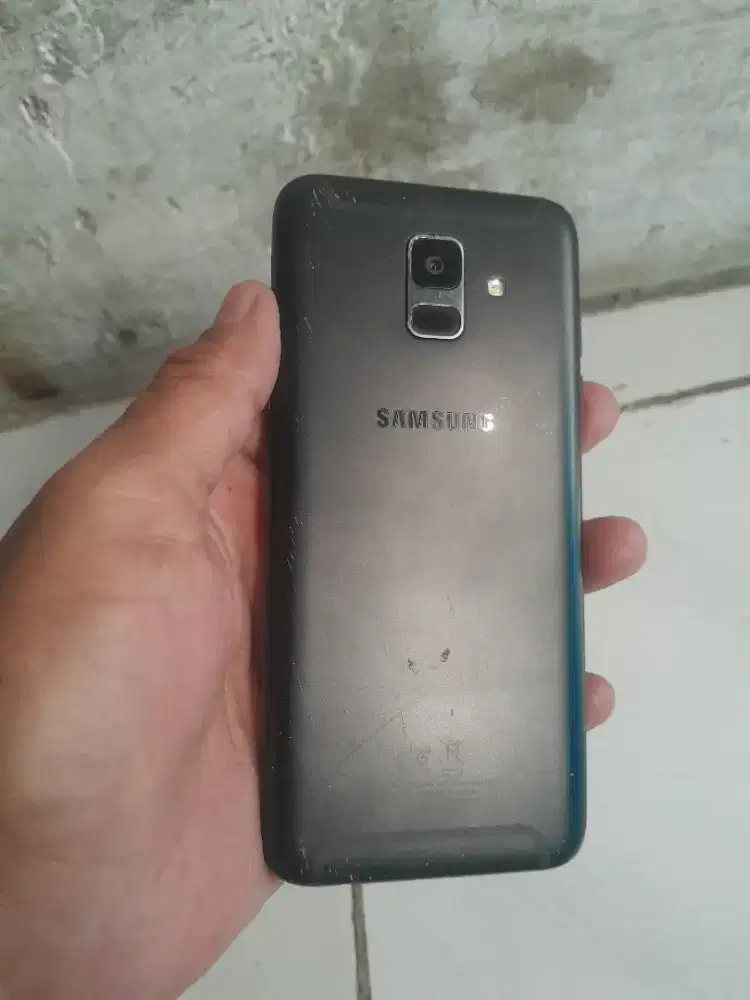 Jual hape samsung a6 minus lcd harus ganti