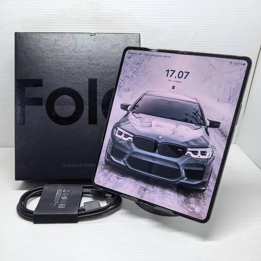 MULUS SAMSUNG GALAXY Z FOLD 4 5G 12/256 GRAYGREEN FULLSET SEIN NO MINU