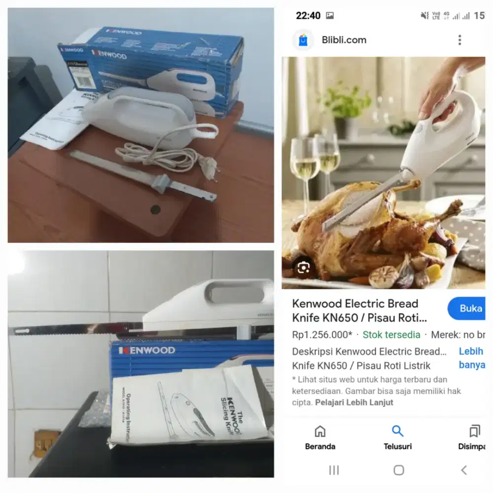 Mesin Electrik Pemotong Daging/makanan
Kenwood A1012
USA simple Baru