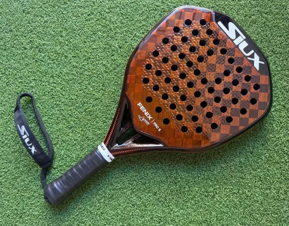 Raket Padel Siux Fenix Pro 5 Black Brown