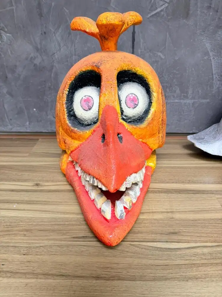 Fnaf Withered Chica Cosplay Head Handmade
