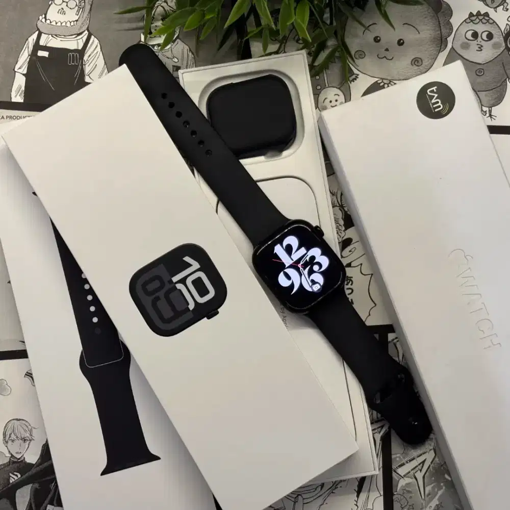 Apple Watch Series 10 46mm iBox Jet Black Mulus Fullset Gen10 iWatch