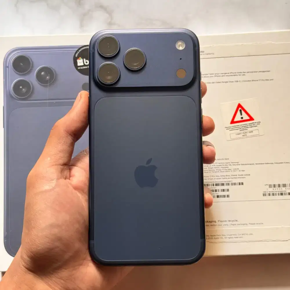 iPhone 17 Promax 256GB Second iBox Fullset