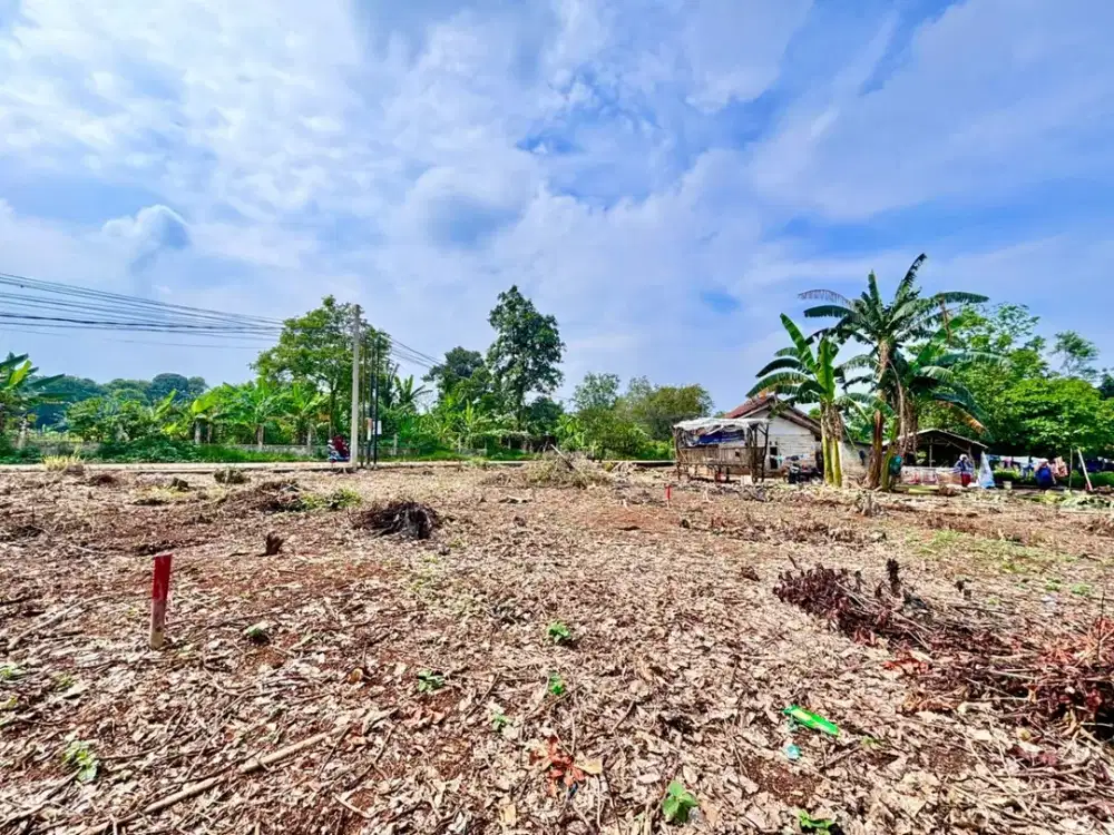 Dijual Tanah 11 Menit Stasiun Jatake, Lokasi Bebas Banjir Pas Bangun Rumah