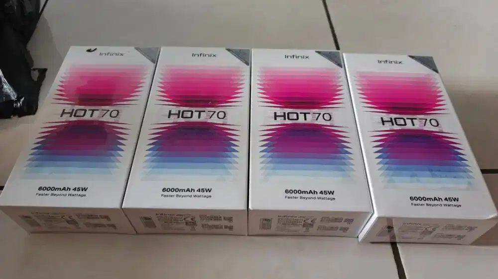 Infinix hot 70 6/128 segel