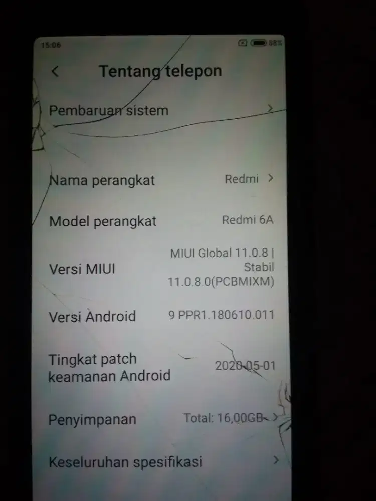 Xiaomi Redmi 6A Ram 2/16