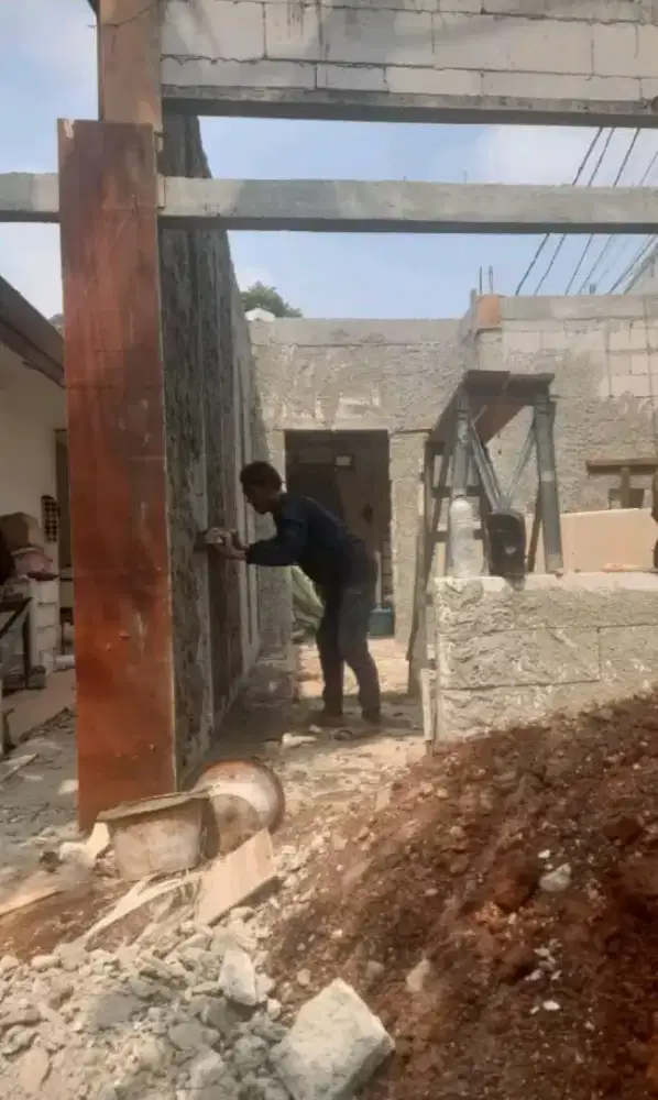 Tukang bangunan renovasi rumah corr dak beton pengecatan dll
