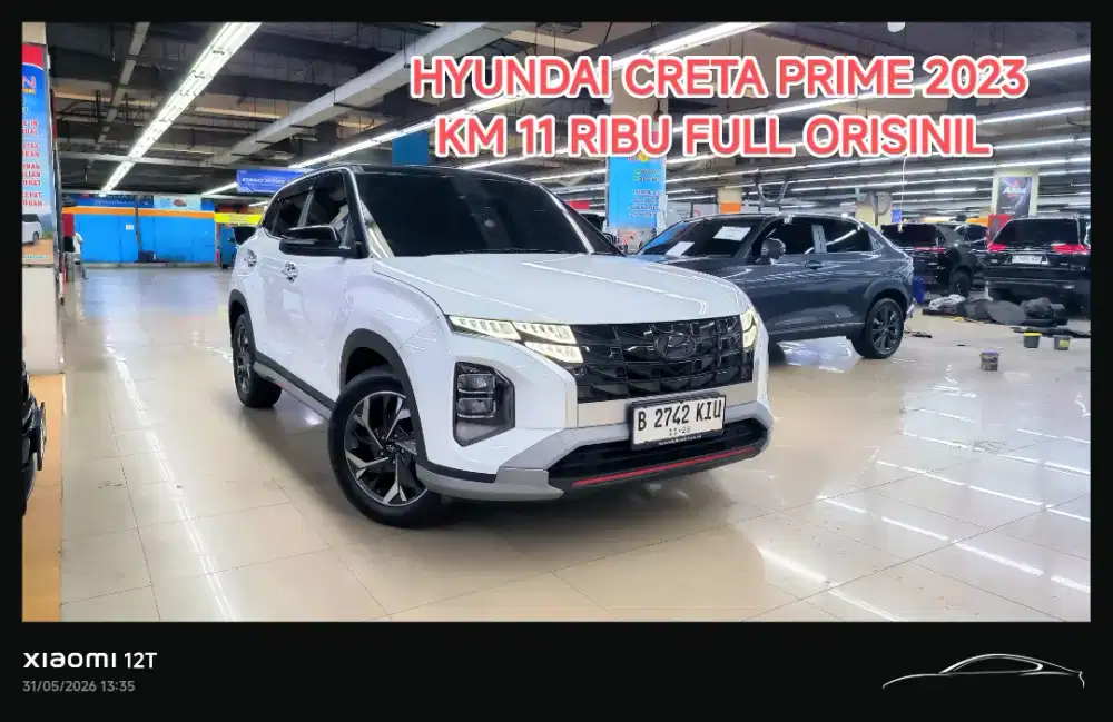 KM 11 ribu HYUNDAI CRETA PRIME 1.5 AT 2023 KONDISI ISTIMEWA