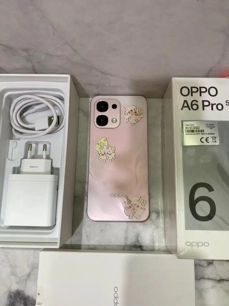 oppo A6 pro 5g 8/256 second mulus lengkap