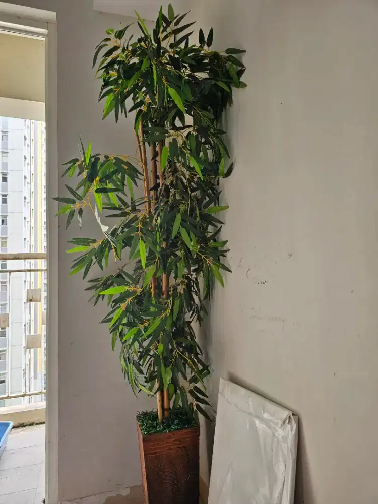 Pohon bambu artificial, di jual karna pindahan