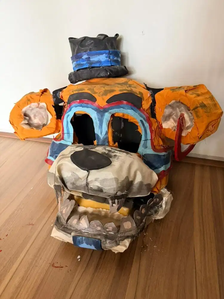 Cosplay Glamrock Freddy head fnaf