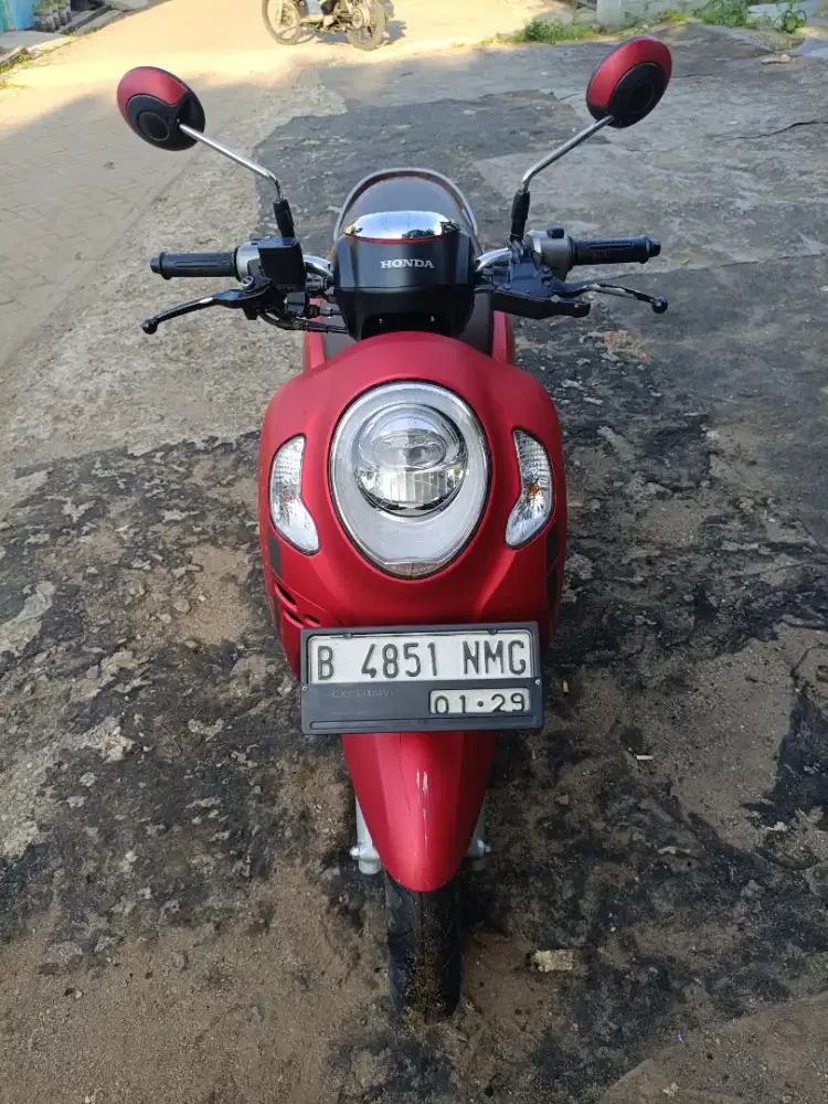 honda scoopy stylish 2024 merah