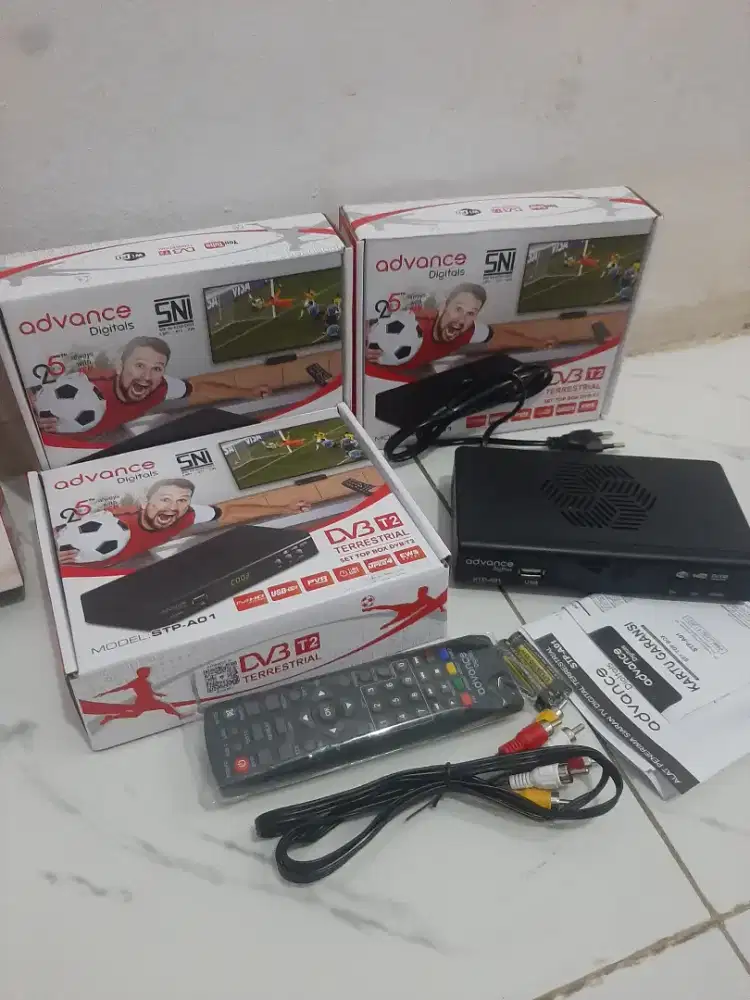 STB set top box siaran TV digital advance