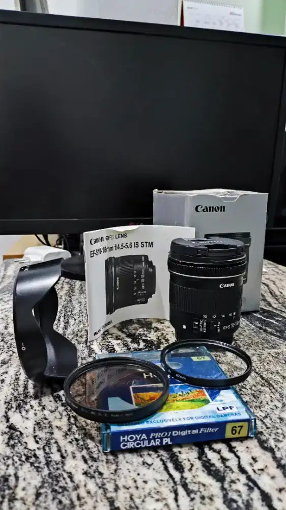 Lensa canon 10-18mmSTM