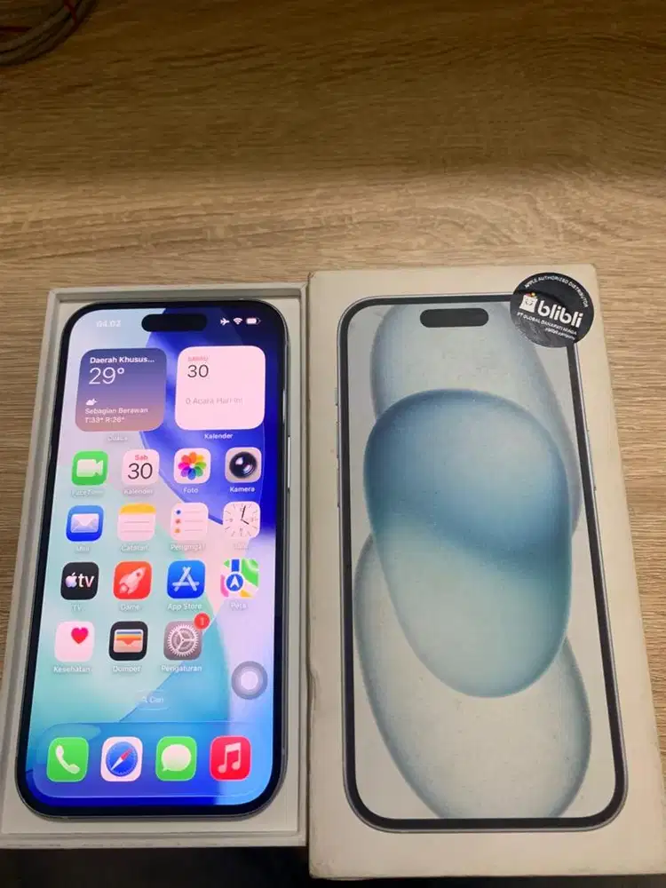 IPHONE 15 128GB IBOX GARANSI ON